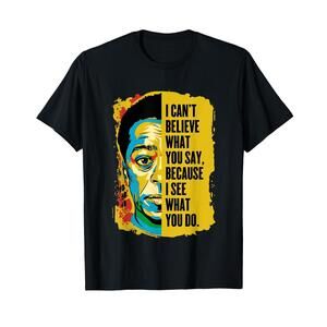 James Baldwin Graffiti Art Juneteenth Black History Month T-Shirt 1